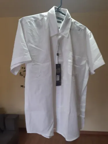Camisa Social Branca NOVA- Tricoline JV