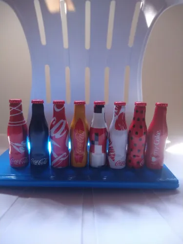 Garrafinha Coca cola com a galera