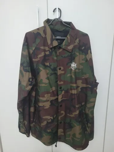 Jaqueta Impermeável Vans Camuflada - Tamanho G