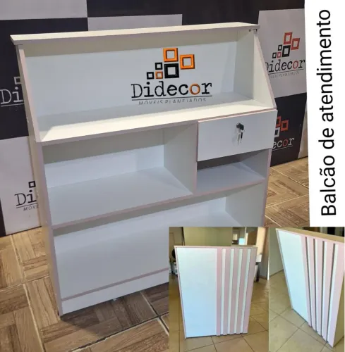 Balcão de atendimento em MDF
