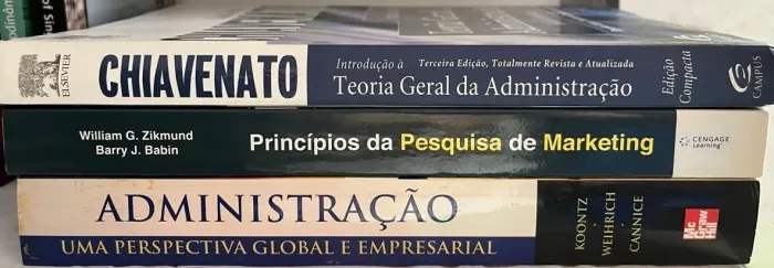 Livros | Administração e Marketing - Chiavenato, Koontz e Zikmund