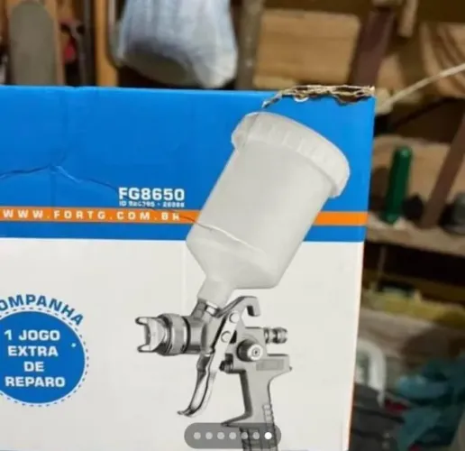 Lixadeira Roto Orbital e Pistola de Pintura