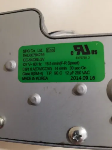 Motor do icemaker de geladeira LG 