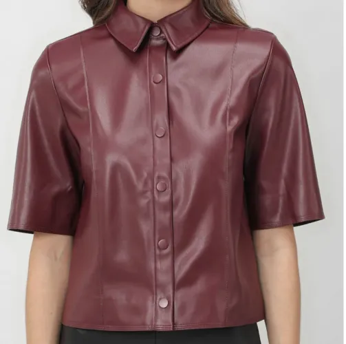 Camisa de couro 