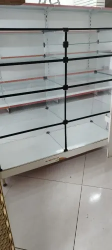 Vitrine - Estantes modulares de vidro