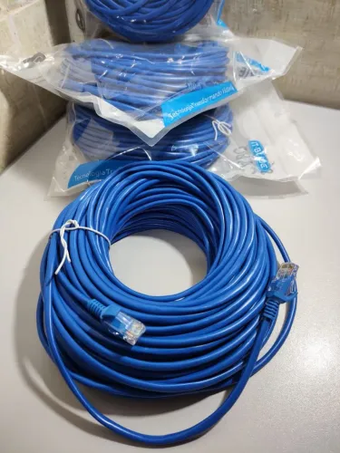 Cabo de Rede CAT5e Azul com Conectores RJ45