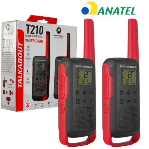 Rádio Comunicador Motorola t210 32km Cod337 - Novo Lacrado