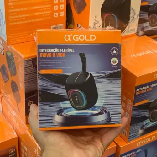 Mini Caixa de Som Bluetooth 8W aGold SM-23