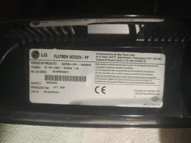 vendo monitor LG com defeito