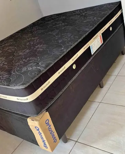 Cama solteirão colchão molas ensacadas