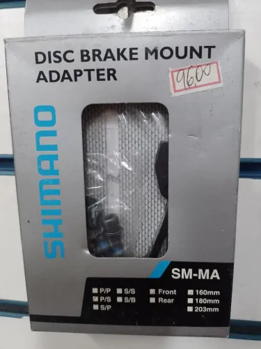 Adaptador de freio a disco Shimano.
