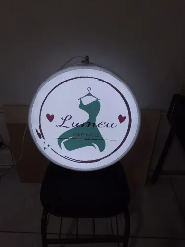 Placa Luminosa em acrílico