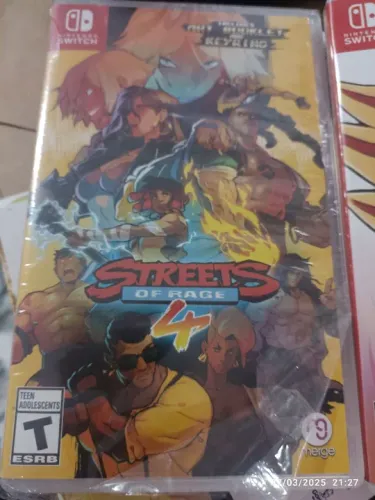 2 Jogos Nintendo Switch St of Rage 4 e Crash kart nitro. Leia a descrição.