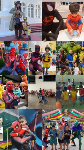 Homem aranha para festas