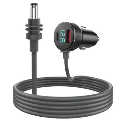 Cabo Carregador Veicular 12v/24v Com 2 Usb Para Starlink Mini 3 Mts