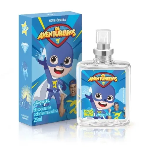 Colônia Perfume Os Aventureiros Luccas Neto Masculino 25ml Nova Embalagem Envios Hoje