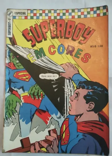 Lote Gibis Antigos (3 Raridades!) Superman, Superboy, Capitão América & Homem de Ferro.