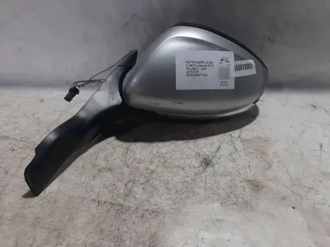 Retrovisor Peugeot 208 C/ Seta 2013 A 2019 Eletrico Original