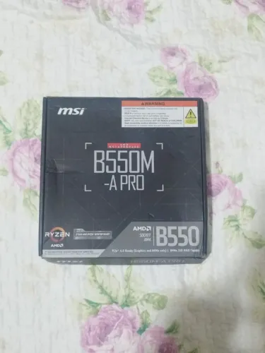 Vendo placa mãe (MSI B550 A PRO)