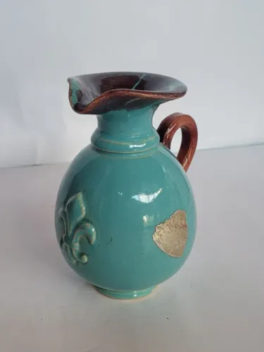 Jarra de Grés Esmaltado de Roger Guérin - Bouffioulx, Bélgica