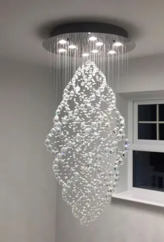 Lustre cristal 2 metros