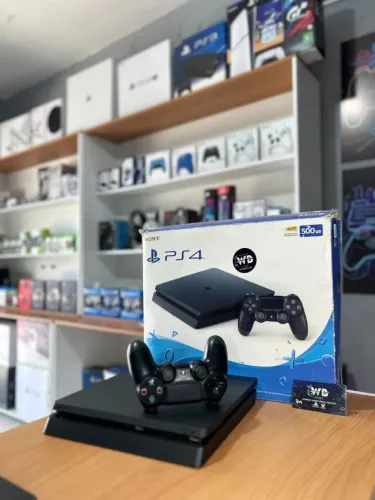 PS4 Slim c/ Garantia completo 