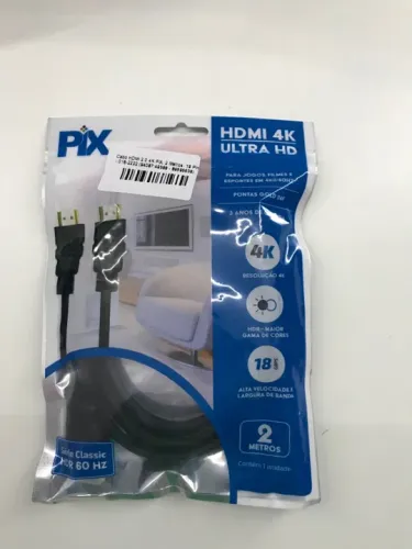 Cabo HDMI 4K 2 metros