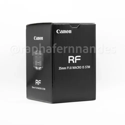 Lente Canon RF 35 F1.8 Macro IS STM (novo/lacrado)