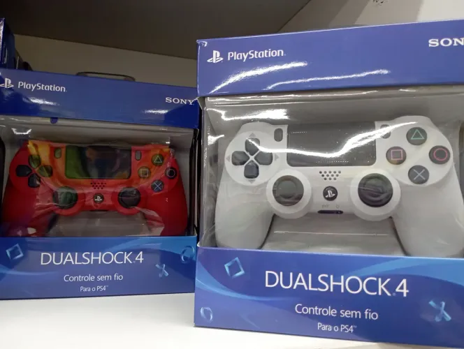 Controles DualShock 4 para PS4 - Novos e Originais