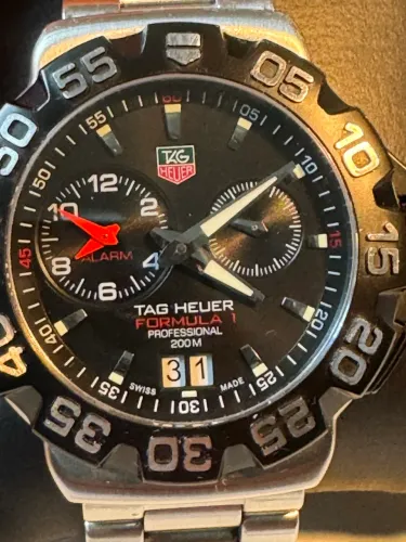 Relógio Tag Heuer F1 Alarm Raro