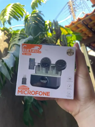 Microfone Sem Fio Lapela duplo