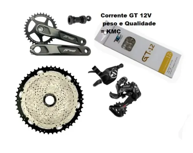 Kit Grupo GTA Absolute 12v Mtb 11-50