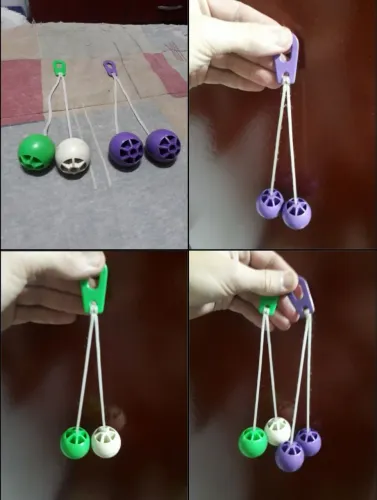 2 Brinquedos de corda Bate bolinha FAVOR LER A DESCRIÇÃO!