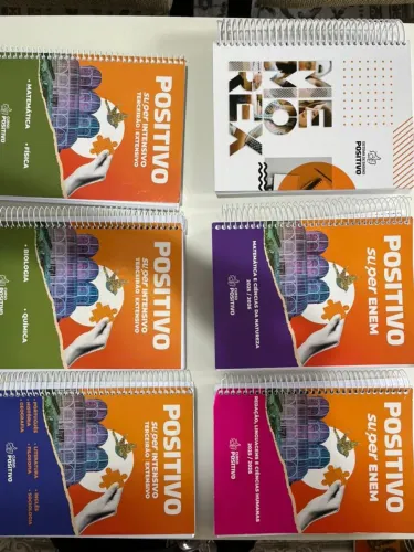 Vendo Livros Usados (Quase Novos) - Positivo e Poliedro | Enem e Vestibulares