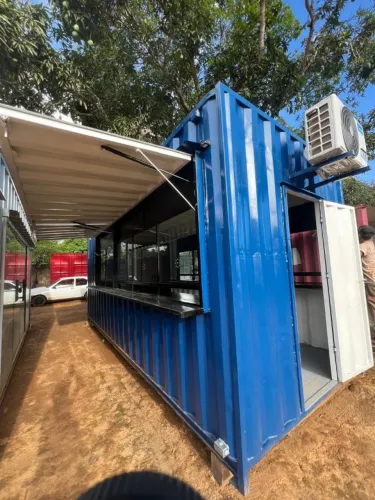 Bilheteria Container 20"HC(6mts) 10 Guichês + Ar Cond. + Copa + Banheiro -  LOCAÇÃO