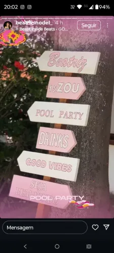 Decoração para Pool Party