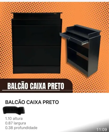 Balcão caixa 