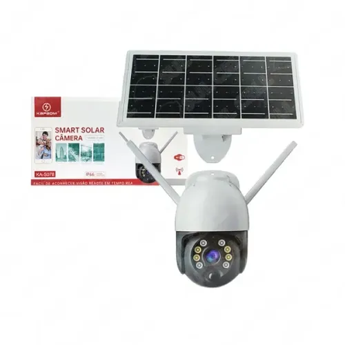 Câmera Ip Speed Dome Solar Infravermelho Wifi 360° IP66 (KA-S078)