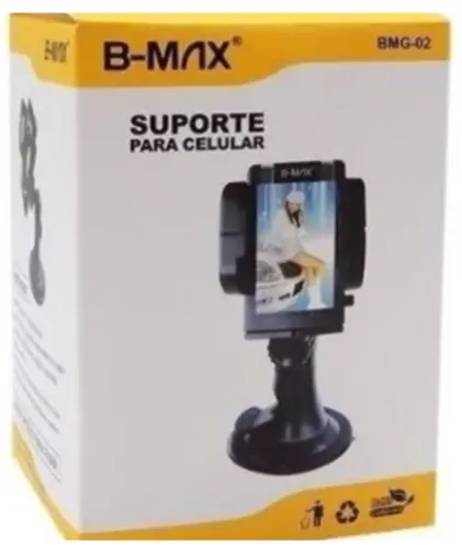 Suporte Para Celular Veicular B-max BMG-02 com Ventosa