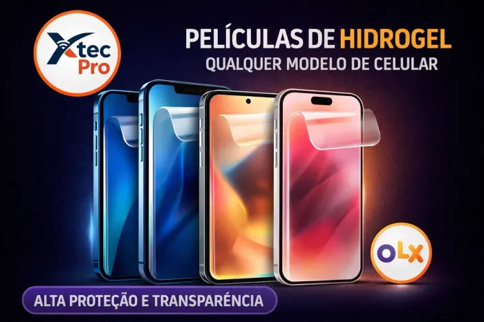 Película de Hidrogel p/ Qualquer Celular | HD ? Fosca ? Privacidade - Em João Pessoa PB