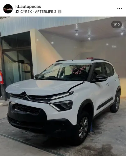 SUCATA CITROËN C3 FEEL 1.0 2023 PEÇAS E ACESSÓRIOS 