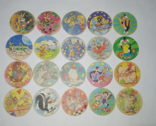 Lote Coleção de Tazos Looney Tunes