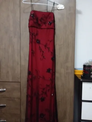 Vestido Vermelho Comprido
