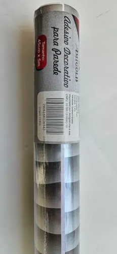 Adesivo Decorativo para Parede 45cmx5m<br>Valor: R$25