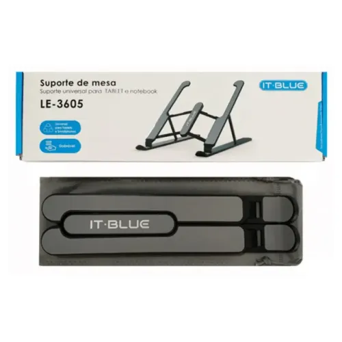 Suporte de Notebook Preto LE-3605 - IT Blue  cod: 4684