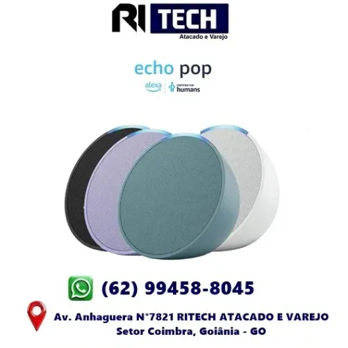 Amazon Alexa Echo Pop Speaker Caixa de Som 