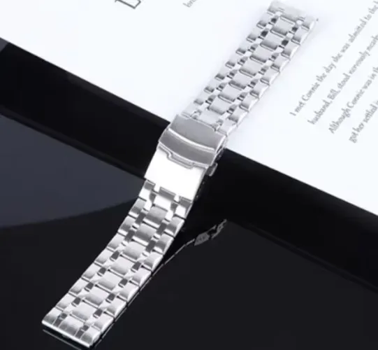 Pulseira de relógio em aço inoxidável de 20mm