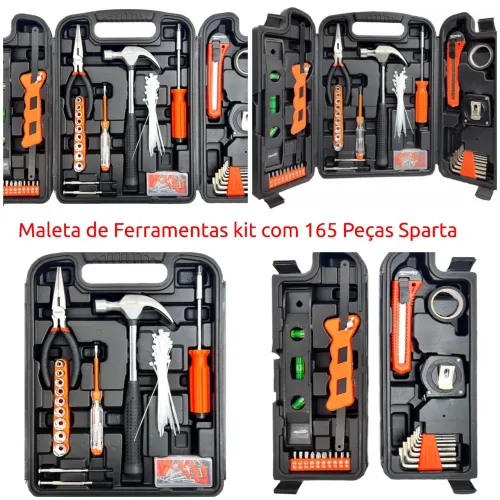 Maleta de Ferramentas 165 Peças Sparta