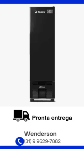 Cervejeira Imbera 244 Litros Porta Cega Preta CCV144 220v Novo