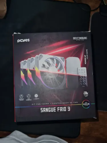Kit ventoinhas ARGB com controladora